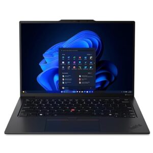 Lenovo Gen 12 ThinkPad X1 Carbon Laptop with Intel Ultra 7 155U Processor, 14" WUXGA 100% sRGB Non-Touch Display, 32GB 6400MHz RAM, 512GB Gen4 Performance SSD, FHD+ IR+ RGB Camera, and Windows 11 Pro