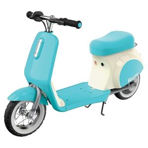 Razor Pocket Mod Petite - 12V Miniature Euro-Style Electric Scooter for Ages 7+, 100-watt Motor, Up to 40 min Ride Time, for Riders up to 110 lbs