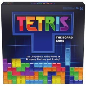 Spin Master Games, Tetris: The Board Game, Play The Classic Puzzle Game Tetris in Real Life, Multiplayer Head-to-Head Puzzle Challenge, 2-4 Players, Stocking Stuffer Gift Ideas for Ages 8 & Up