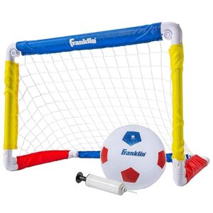 Franklin Sports Kids Soccer Goal with Ball & Pump - 24 X 16