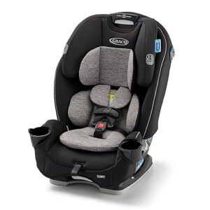 Graco Slimfit 3-in-1 Convertible Car Seat, Ultra-Space-Saving Design, Jarret, Suitable for Rear and Forward-Facing, Highback Booster Seat with 10-Position Headrest