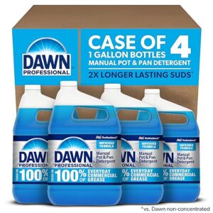 Dawn Professional Pot and Pan Detergent, Regular Scent, 3.8l (Case of 4)